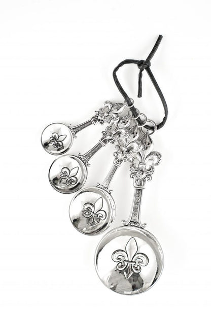 NolaCajun Fleur De Lis Measuring Spoons Louisiana Kitchen Gift