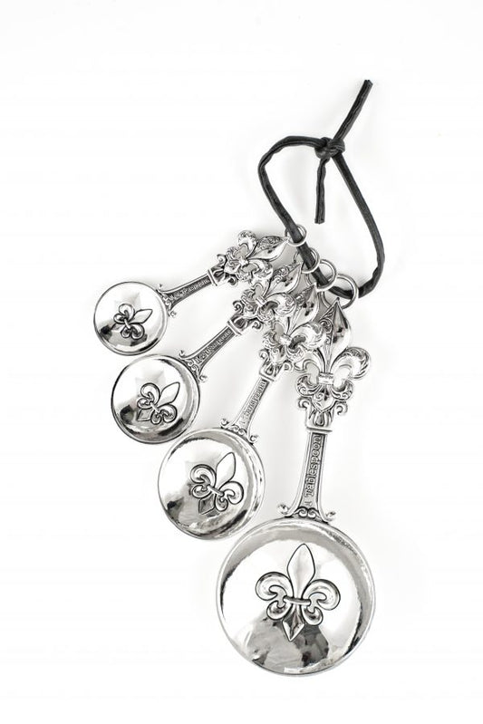 NolaCajun Fleur De Lis Measuring Spoons Louisiana Kitchen Gift