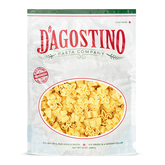 D'Agostino Fleur de Lis Shaped Handmade Pasta Package - New Orleans Artisan Pasta