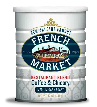 NolaCajun French Market Coffee Restaurant Blend with Chicory Louisiana New Orleans Coffee