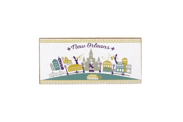 NolaCajun Nola Skyline Magnet New Orleans Louisiana Souvenir