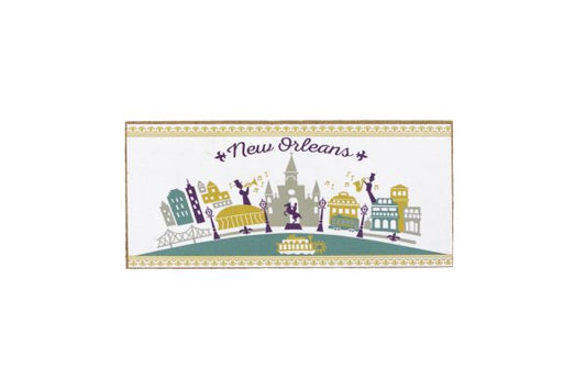 NolaCajun Nola Skyline Magnet New Orleans Louisiana Souvenir