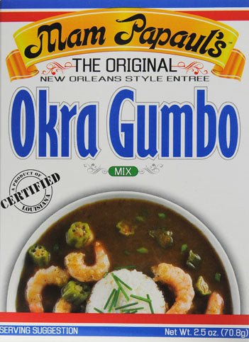 NolaCajun Mam Papauls Okra Gumbo Mix Louisiana Cajun Gumbo New Orleans