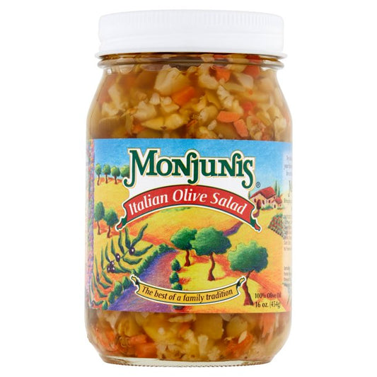 NolaCajun Monjunis Italian Olive Salad New Orleans Muffuletta
