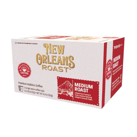 NolaCajun New Orleans Roast Single Serve Cups Medium Roast Louisiana medium roast coffee pods
