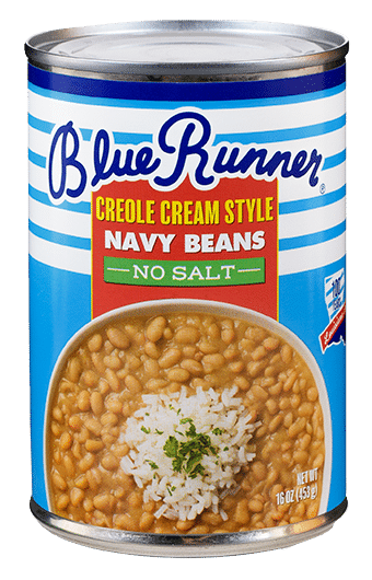 Blue Runner Creole Cream Style Navy Beans No Salt Added - Louisiana Navy Beans