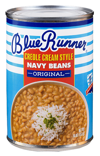 Blue Runner Creole Cream Style Navy Beans Original Recipe - Louisiana Creole Navy Beans