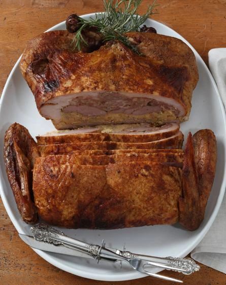 NolaCajun Turducken with Cornbread and Cajun Sausage 10 Pound Louisiana Cajun Turducken