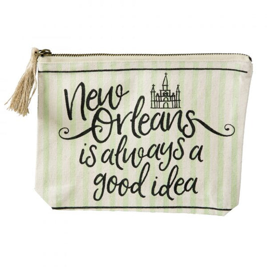 NolaCajun Pouch New Orleans Good Idea Louisiana Humor Accessory New Orleans Gift