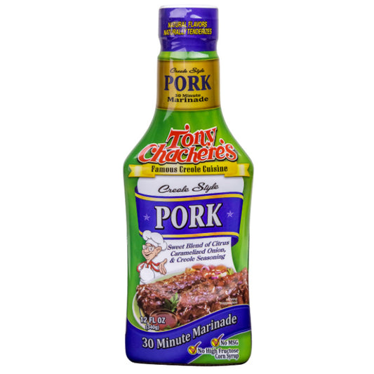 NolaCajun Tony Chachere's Creole Style Pork Marinade Louisiana Cajun Pork Seasoning