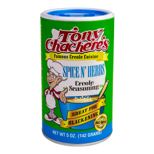 NolaCajun Tony Chachere's Spice N Herbs Seasoning Louisiana Cajun Herb Spice Blend