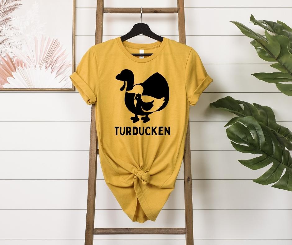 NolaCajun Unisex Turducken Holiday T-Shirt Louisiana Cajun