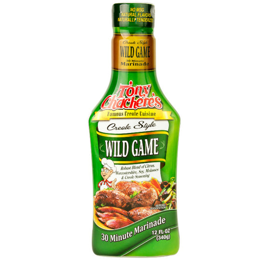 NolaCajun Tony Chachere's Creole Style Wild Game Marinade Louisiana Cajun Game Seasoning