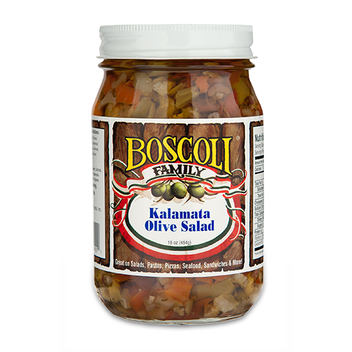 Boscoli Kalamata Olive Salad 16oz - New Orleans Greek Style Olive Salad