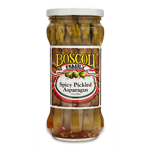 Boscoli Spicy Pickled Asparagus 12oz - New Orleans Italian Pickled Asparagus