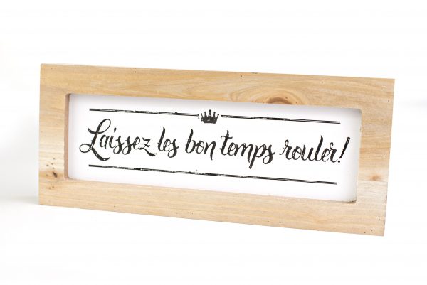 NolaCajun Laissez Les Bon Temps Rouler Box Sign Louisiana