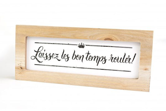NolaCajun Laissez Les Bon Temps Rouler Box Sign Louisiana