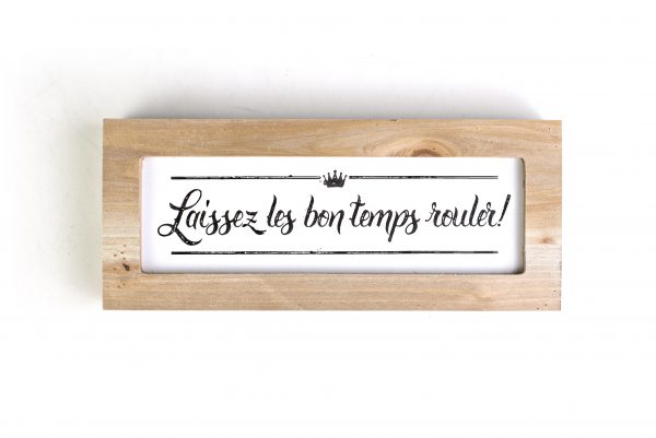 NolaCajun Laissez Les Bon Temps Rouler Box Sign New Orleans