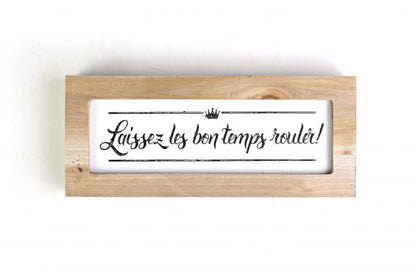 NolaCajun Laissez Les Bon Temps Rouler Box Sign New Orleans