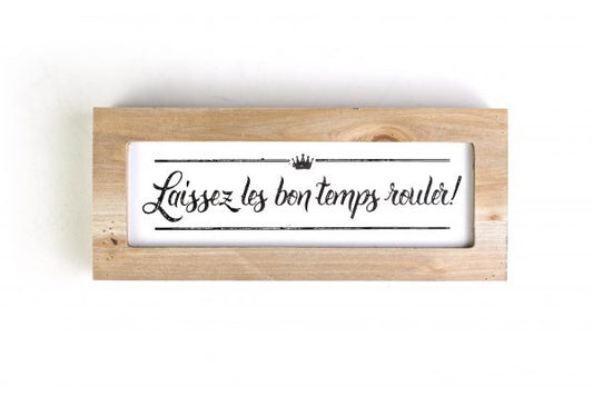 NolaCajun Laissez Les Bon Temps Rouler Box Sign New Orleans