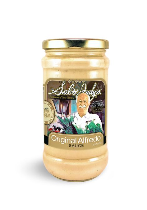 NolaCajun Sal and Judy's Original Alfredo Sauce Louisiana Italian Restaurant Style Pasta Sauce