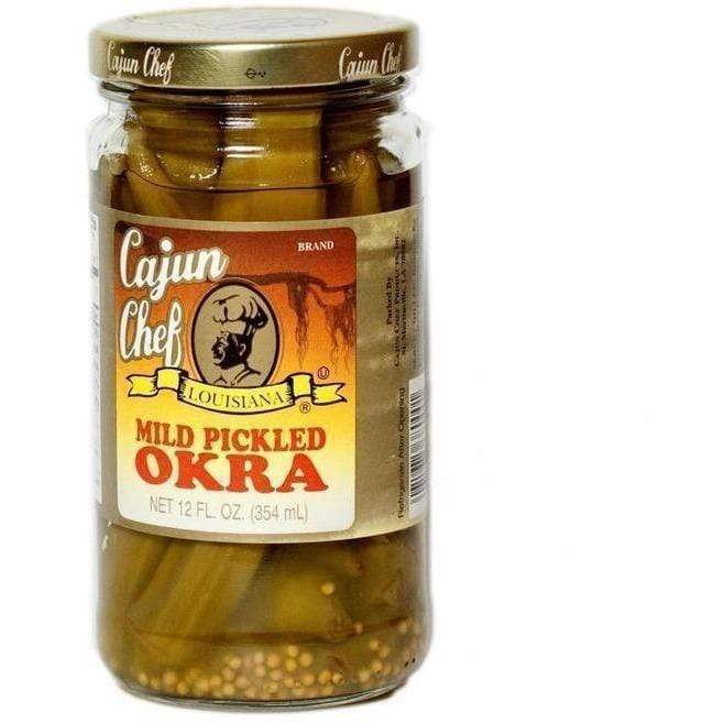 Cajun Chef Mild Pickled Okra - Louisiana Style Pickled Vegetables