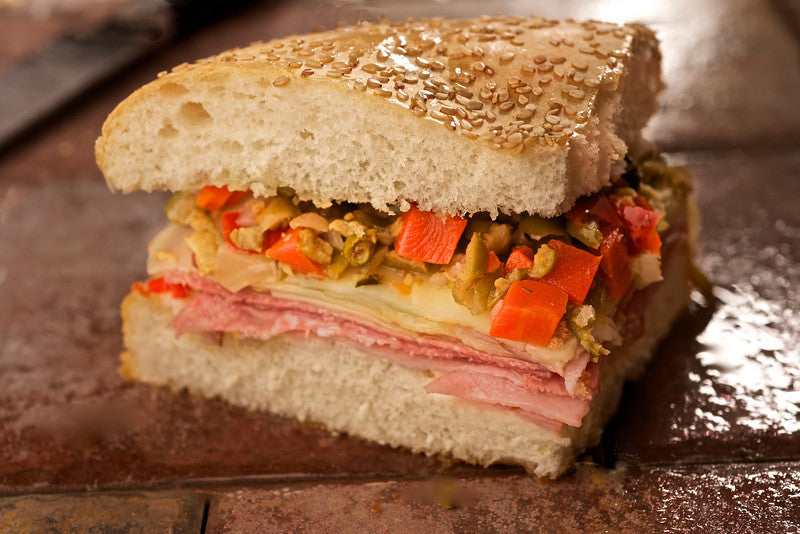 Cartozzo's Bakery Muffuletta Video - New Orleans Famous Italian Sandwich