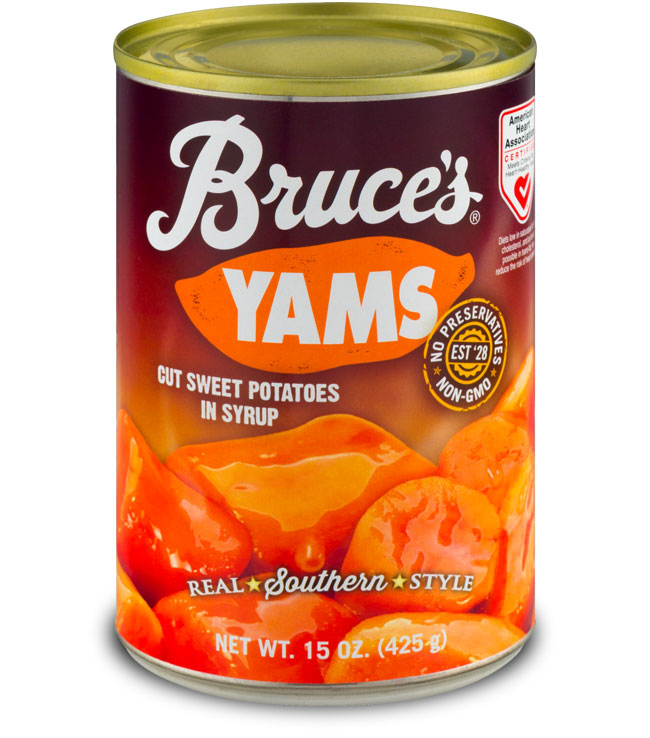 Bruce's Yams Cut Sweet Potatoes 15oz Can - Louisiana Southern Style Yams