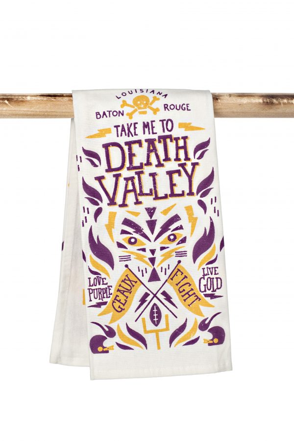 NolaCajun Kitchen Towel Death Valley Louisiana Cajun Country Kitchen Towel