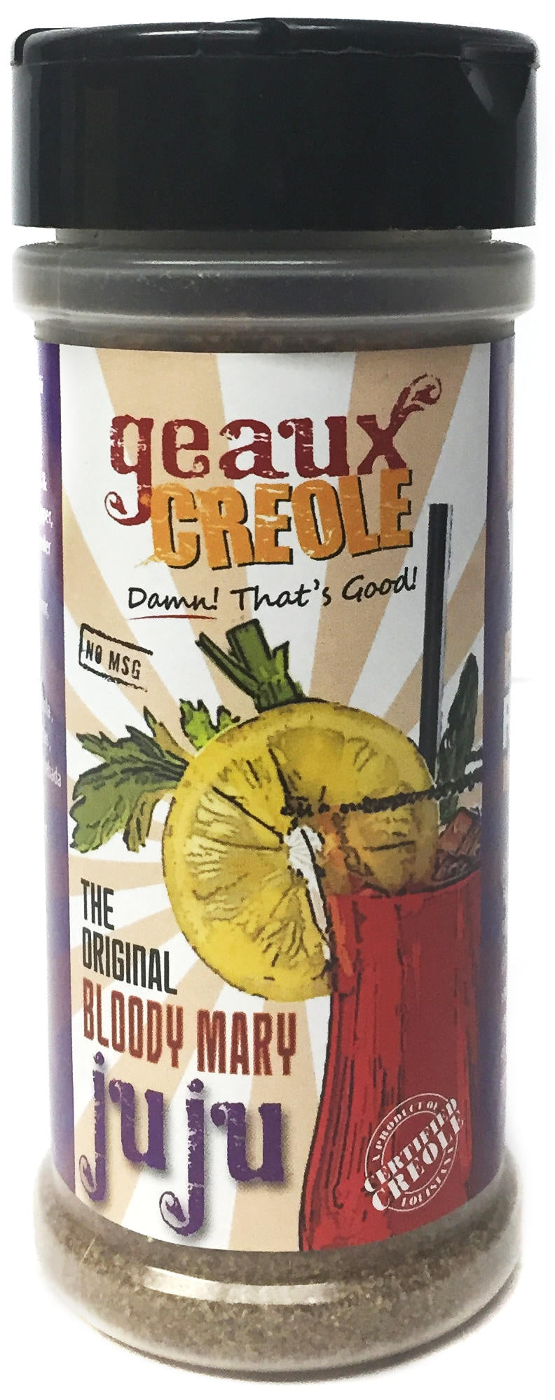 NolaCajun Geaux Creole Bloody Mary JuJu Louisiana Creole spicy Bloody Mary seasoning mix