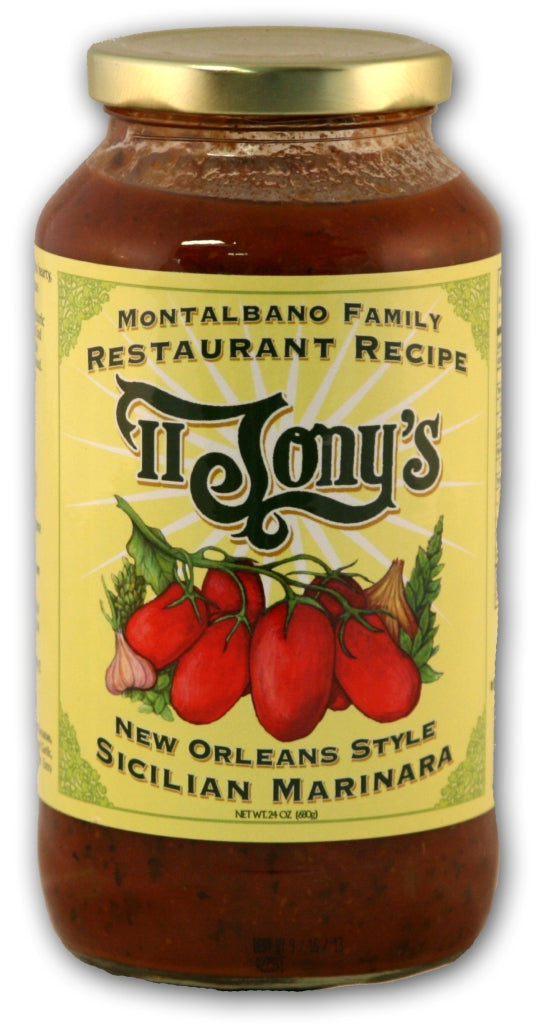 NolaCajun II Tony's New Orleans Style Marinara authentic New Orleans Italian marinara sauce