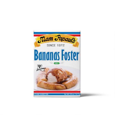 NolaCajun Mam Papaul's Banana Foster Mix Louisiana Classic New Orleans Banana Foster Dessert