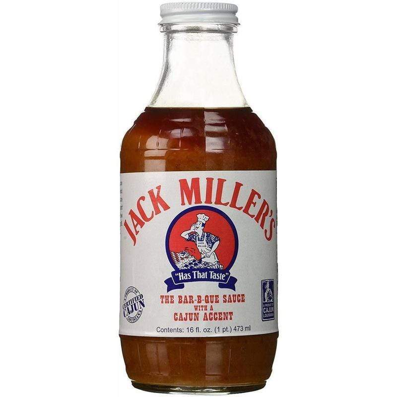 NolaCajun Jack Miller's Bar-B-Que Sauce Louisiana Cajun barbecue sauce bottle classic
