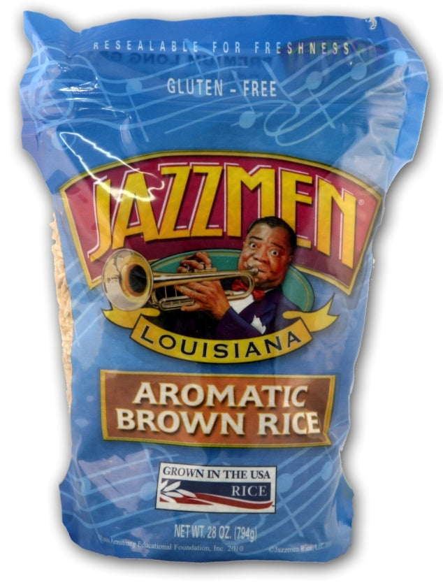 NolaCajun JazzMen Aromatic Brown Rice Louisiana-grown aromatic brown rice jazz inspired