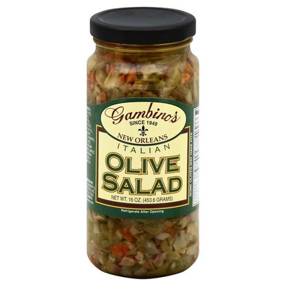 NolaCajun Gambino's Olive Salad authentic New Orleans muffaletta olive salad close-up