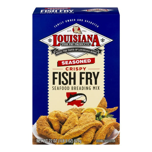 NolaCajun Louisiana Fish Fry Crispy Seasoned Fish Fry Louisiana Cajun fry coating bag detail