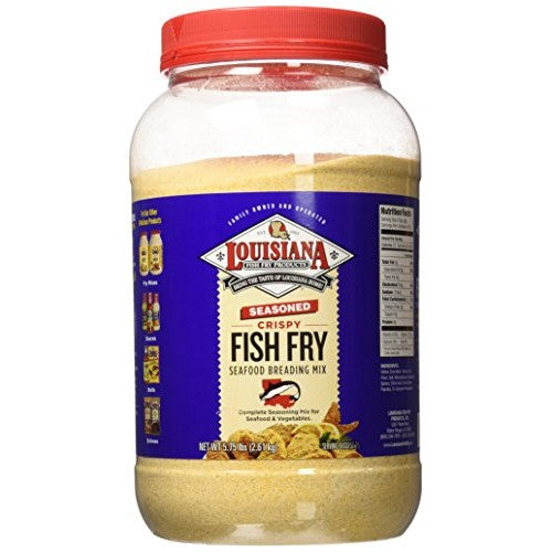NolaCajun Louisiana Fish Fry Crispy Seasoned Cajun fish fry coating serving suggestion