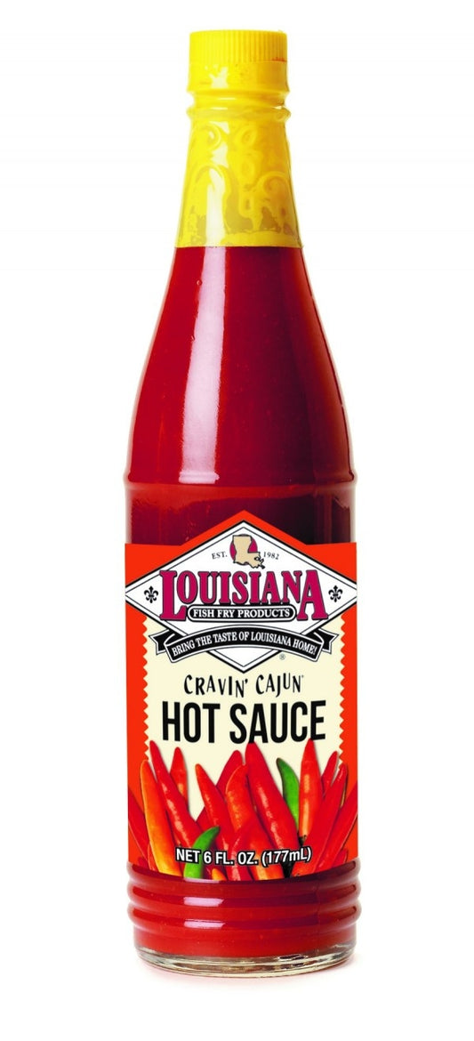 NolaCajun Louisiana Fish Fry Hot Sauce Louisiana crystal-style Cajun pepper hot sauce bottle