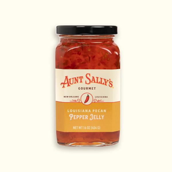 Aunt Sally's Louisiana Pecan Pepper Jelly - New Orleans Pecan and Pepper Preserves