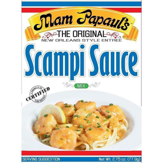 NolaCajun Mam Papaul's Scampi Sauce Louisiana New Orleans style shrimp scampi sauce