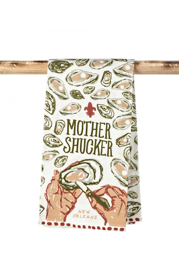 NolaCajun Kitchen Towel Mother Shucker New Orleans Louisiana
