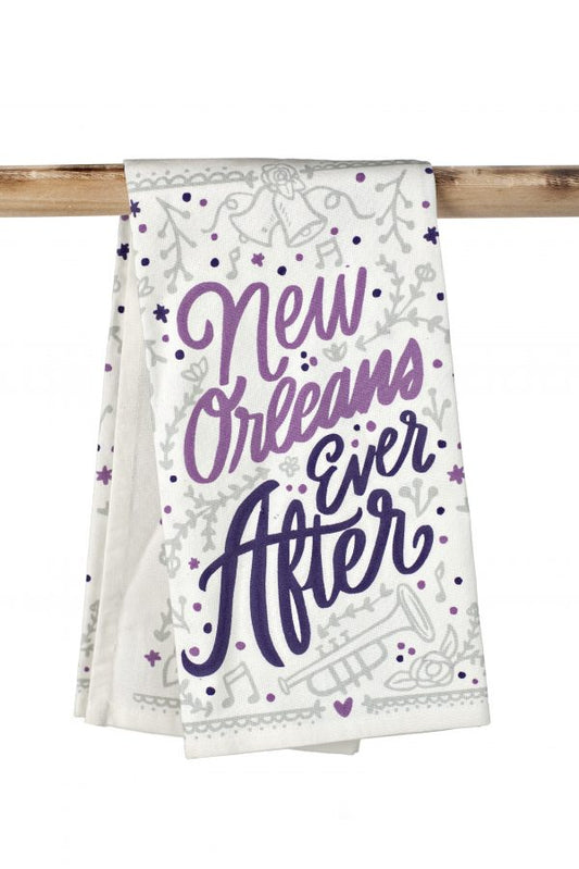 NolaCajun Kitchen Towel New Orleans Ever After Louisiana Gift