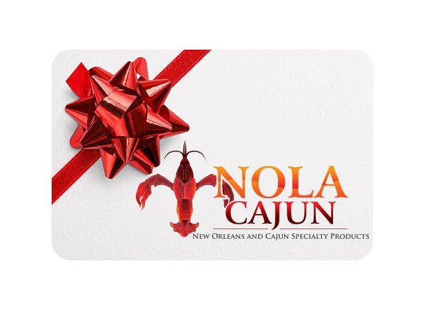 NolaCajun Gift Card Louisiana Cajun Food Gift Card New Orleans Online Store