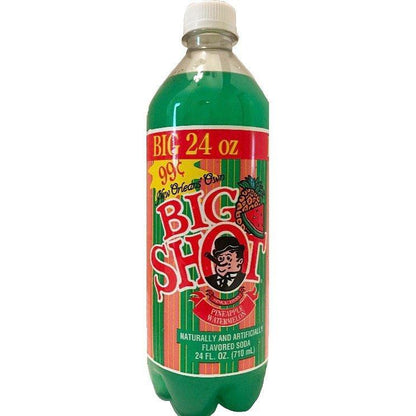 Big Shot Pineapple Watermelon Soda 24oz - Louisiana New Orleans Soda