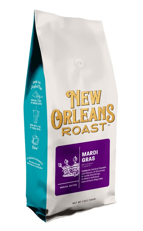 NolaCajun New Orleans Roast Mardi Gras Coffee Louisiana