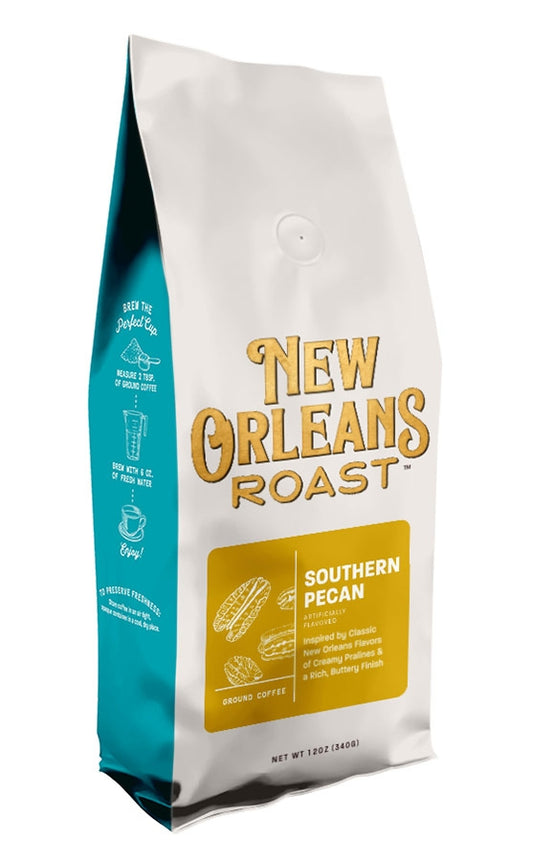 NolaCajun New Orleans Roast Southern Pecan Coffee Louisiana
