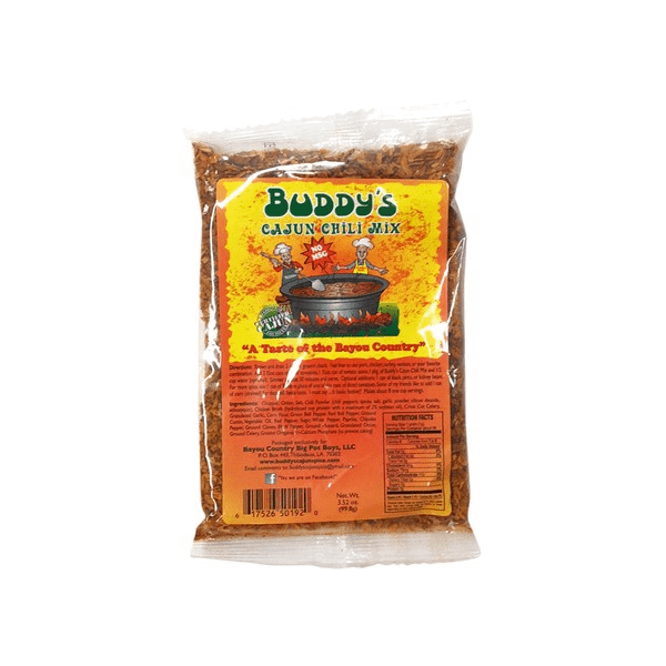 Buddy's Cajun Chili Mix - Louisiana Style Cajun Chili Seasoning Mix