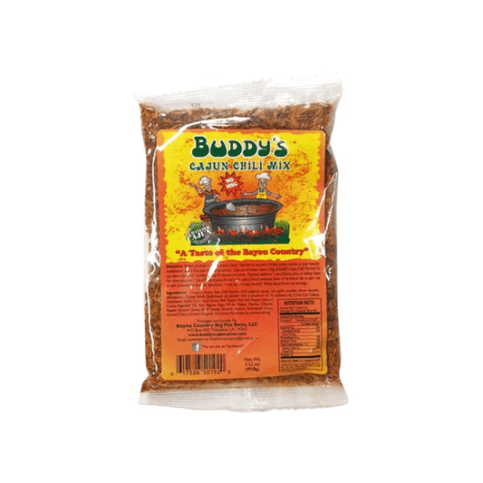 Buddy's Cajun Chili Mix - Louisiana Style Cajun Chili Seasoning Mix