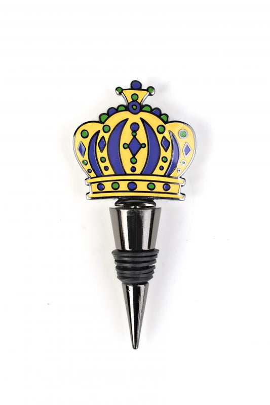 NolaCajun Mardi Gras Crown Wine Stopper New Orleans Louisiana
