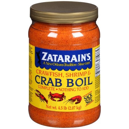 NolaCajun Zatarain's Crab Boil Seasoning Sack Size Louisiana Bulk Cajun Seafood Boil Spice